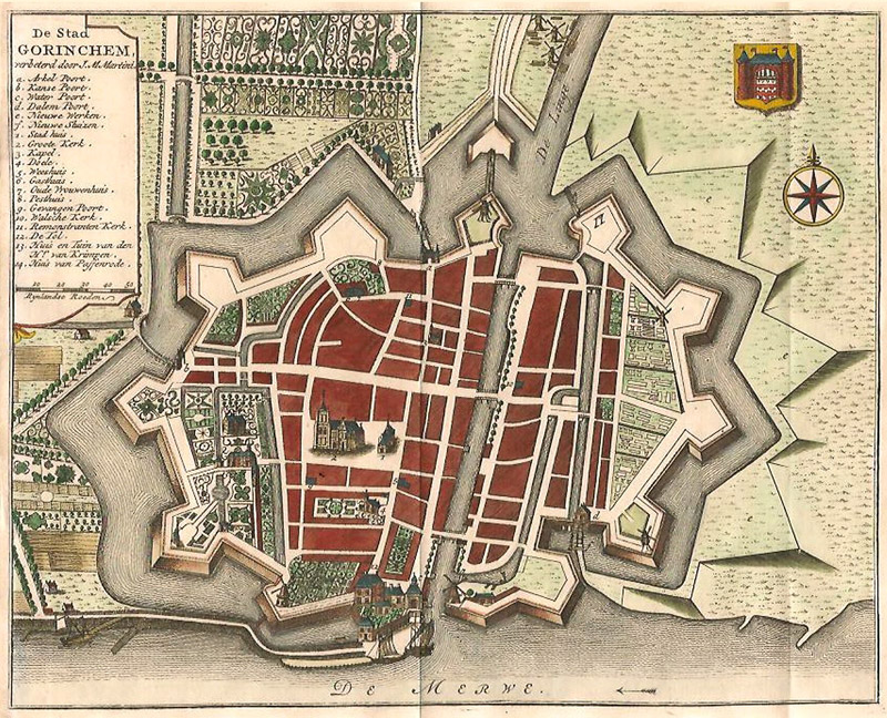 Gorinchem 1745 Tirion